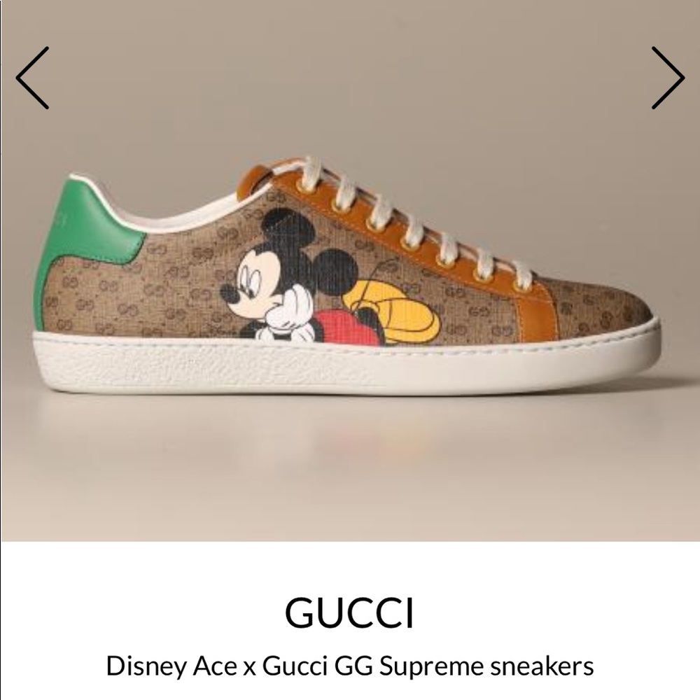 GUCCI
Disney Ace x Gucci GG Supreme sneakers